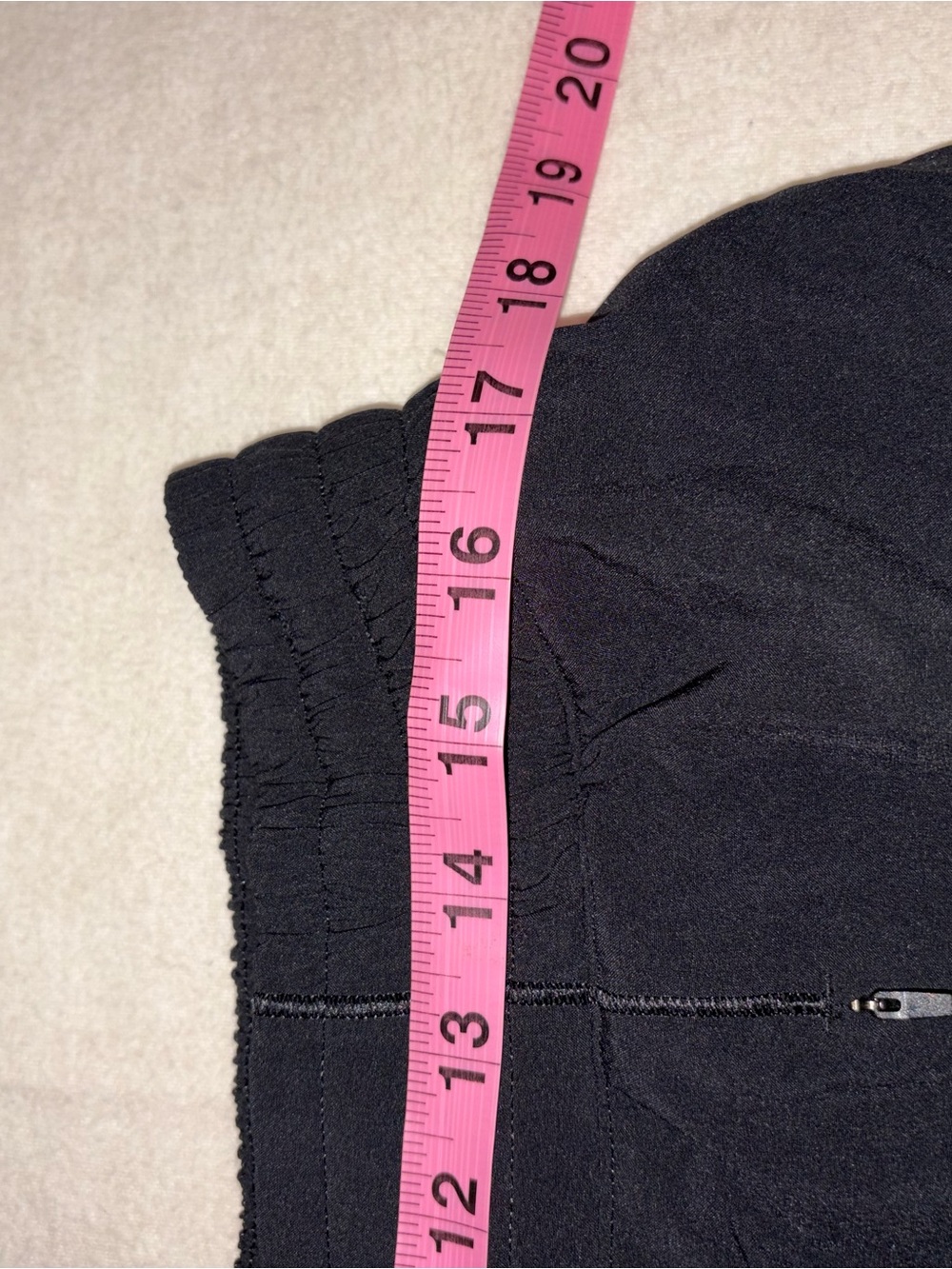 lululemon Hotty Hot High Rise Skir lining short skort Long Black Size 14 - Picture 6 of 9